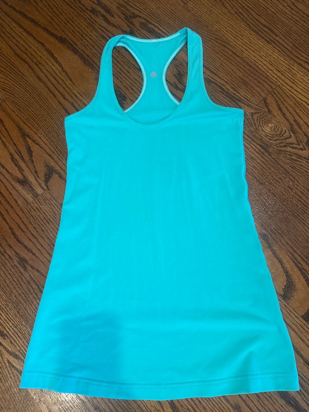 Lululemon Cool Racerback Tank Top *Luon Size 6 Turquoise Mint Teal